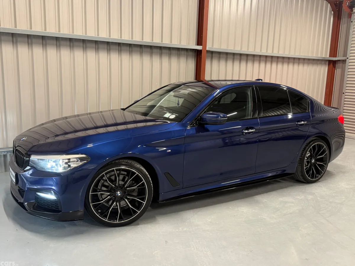 BMW 5-Series Saloon, Diesel, 2017, Blue