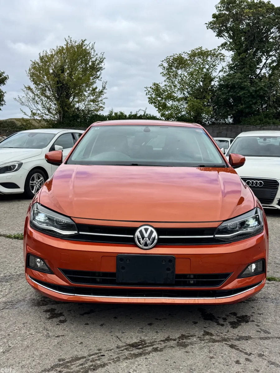 Volkswagen Polo Hatchback, Petrol, 2018, Orange