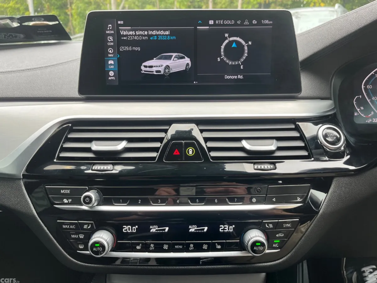 BMW 5-Series Saloon, Petrol Plug-in Hybrid, 2020, White