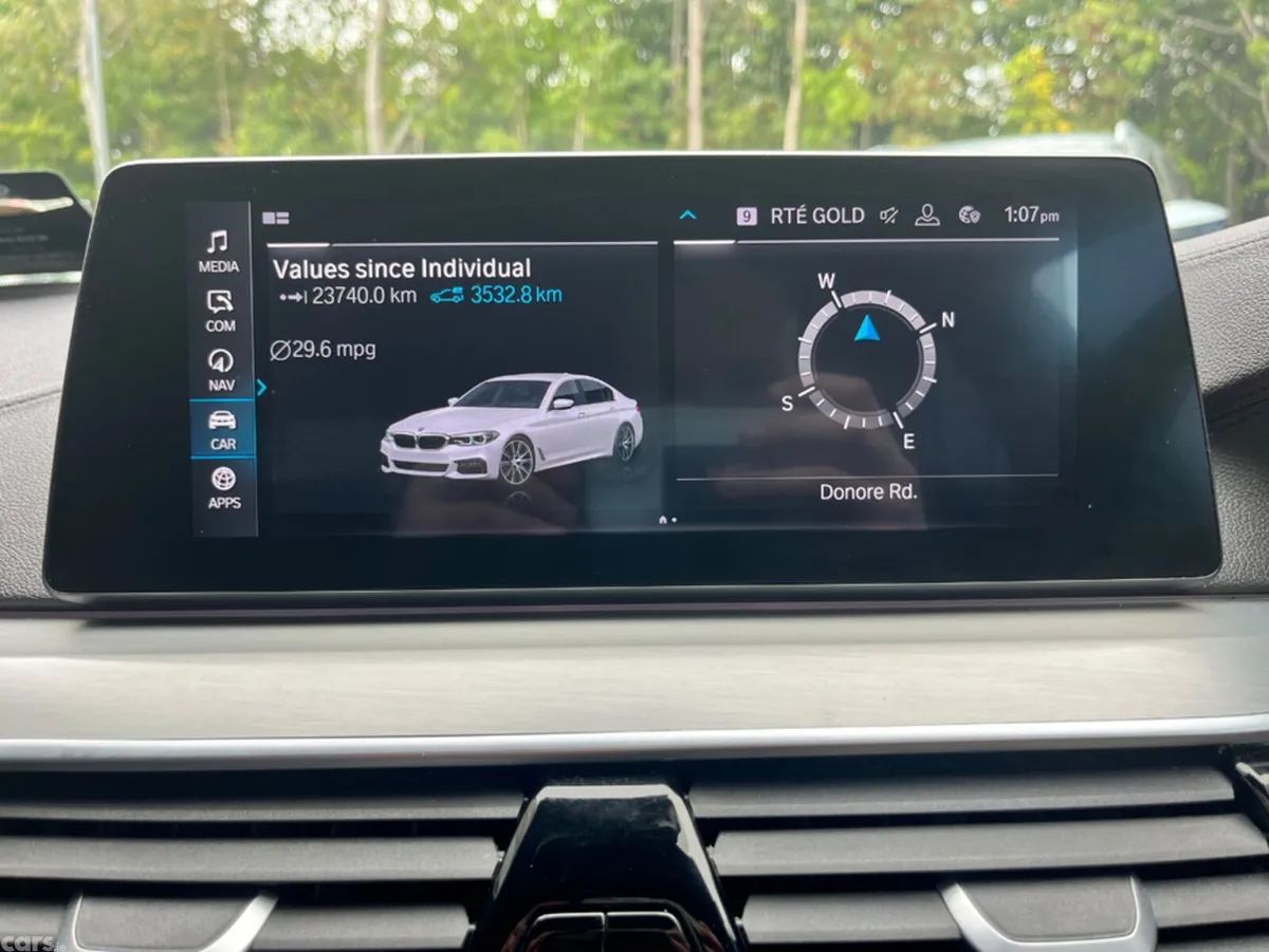 BMW 5-Series Saloon, Petrol Plug-in Hybrid, 2020, White