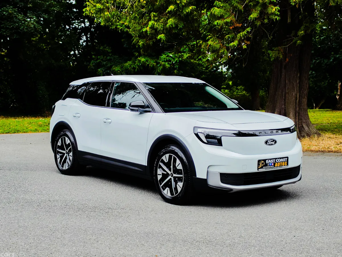 Ford Explorer SUV, Electric, 2024, White