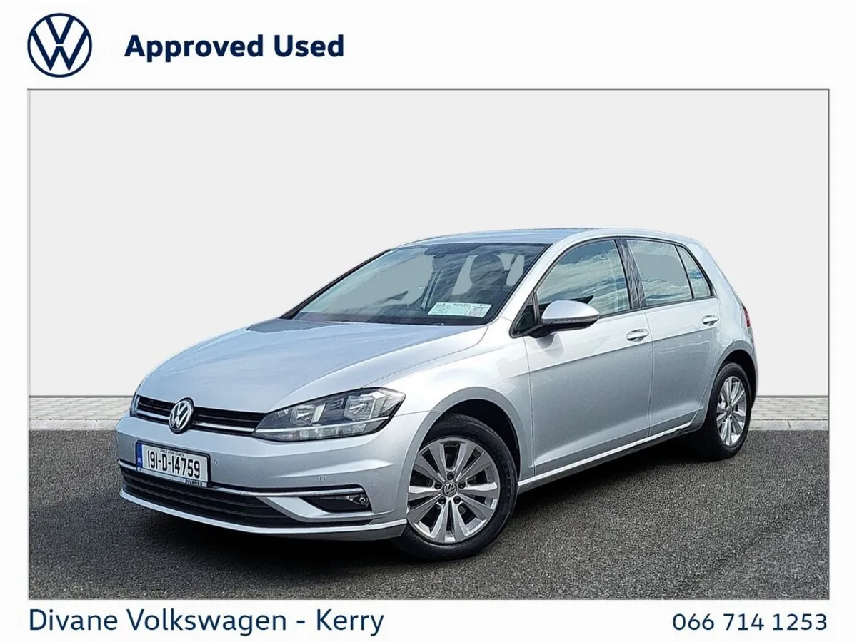 Volkswagen Golf Hatchback, Diesel, 2019, Silver