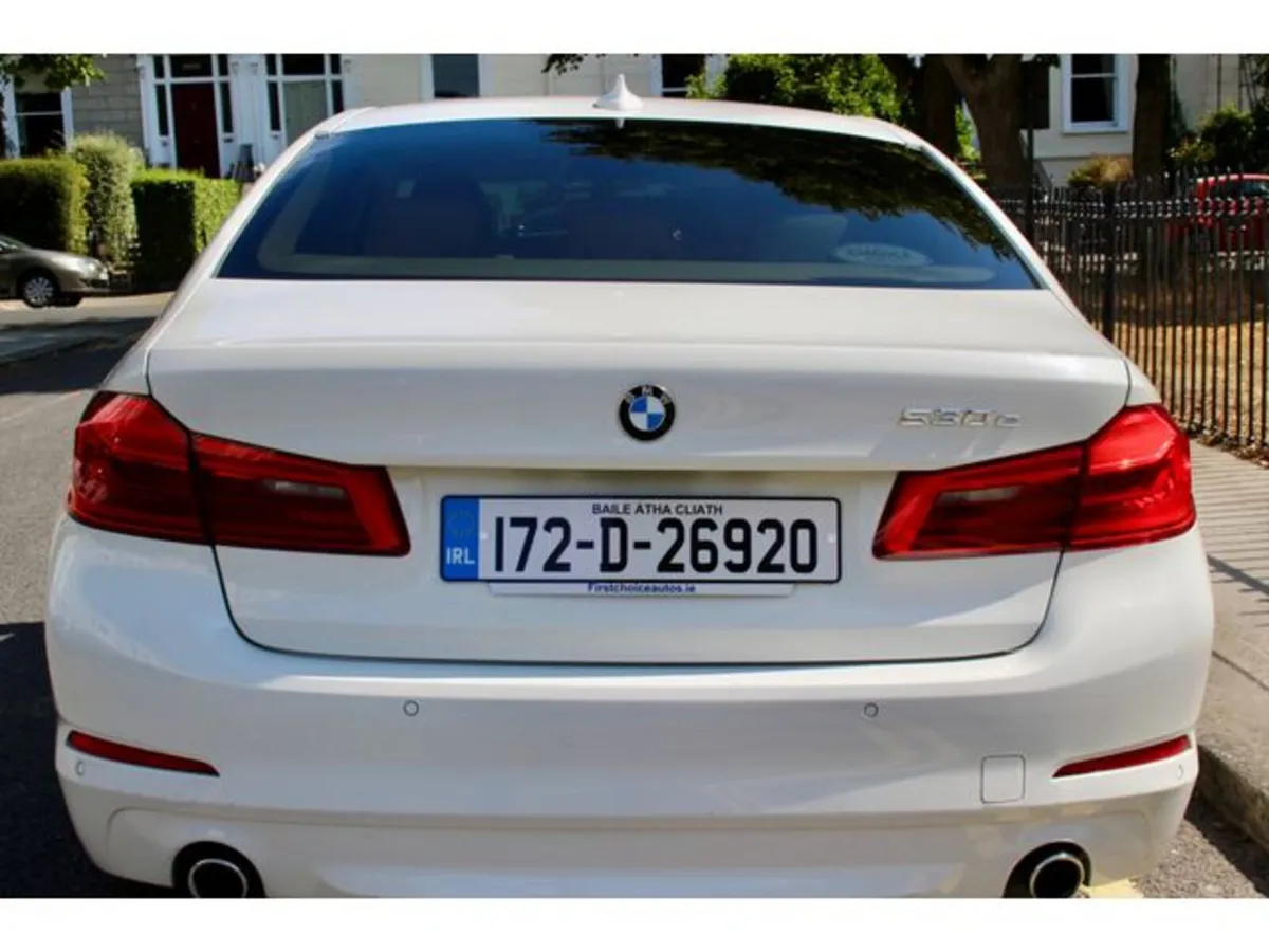 BMW 5-Series Saloon, Petrol Plug-in Hybrid, 2017, White