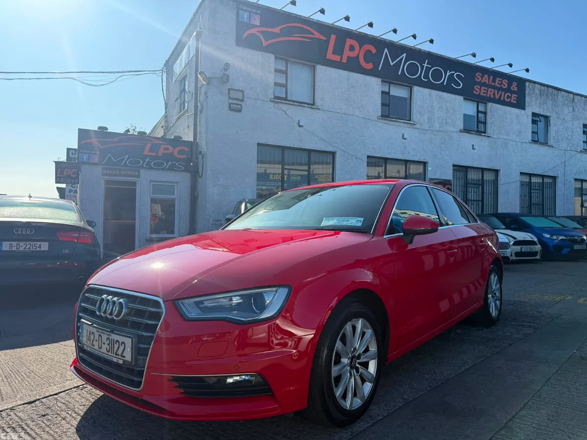 Audi A3 Saloon, Petrol, 2014, Red