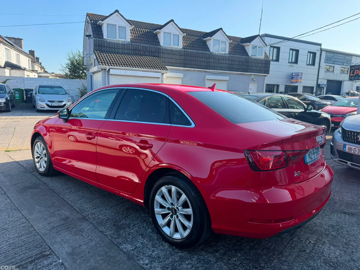 Audi A3 Saloon, Petrol, 2014, Red