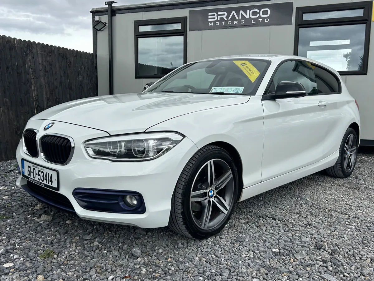 BMW 1-Series Hatchback, Diesel, 2015, White