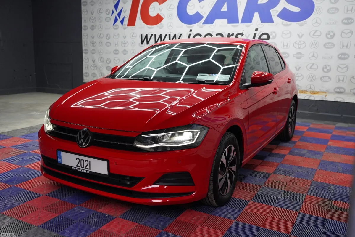 Volkswagen Polo Hatchback, Petrol, 2021, Red