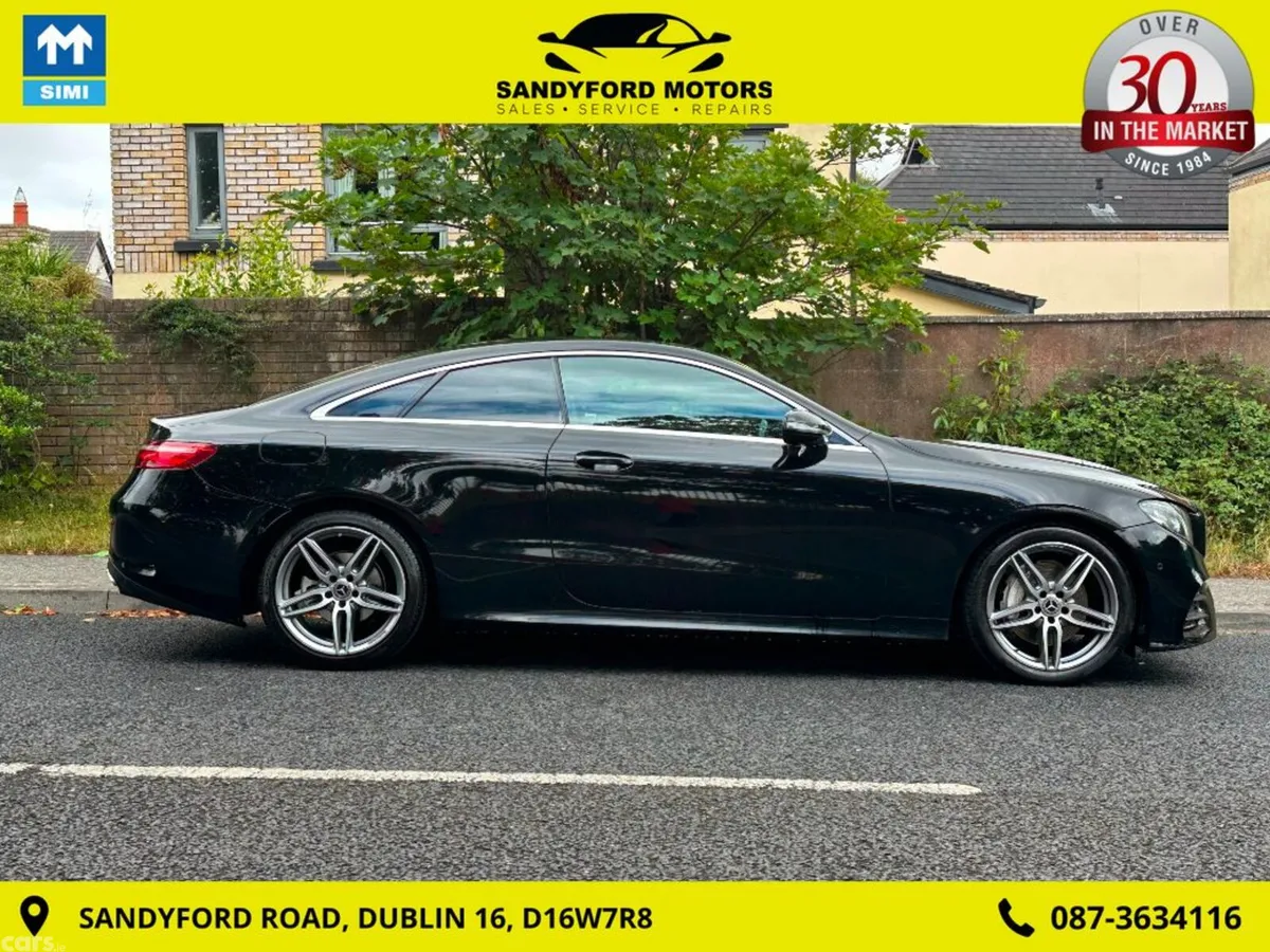Mercedes-Benz E-Class Coupe, Diesel, 2018, Black