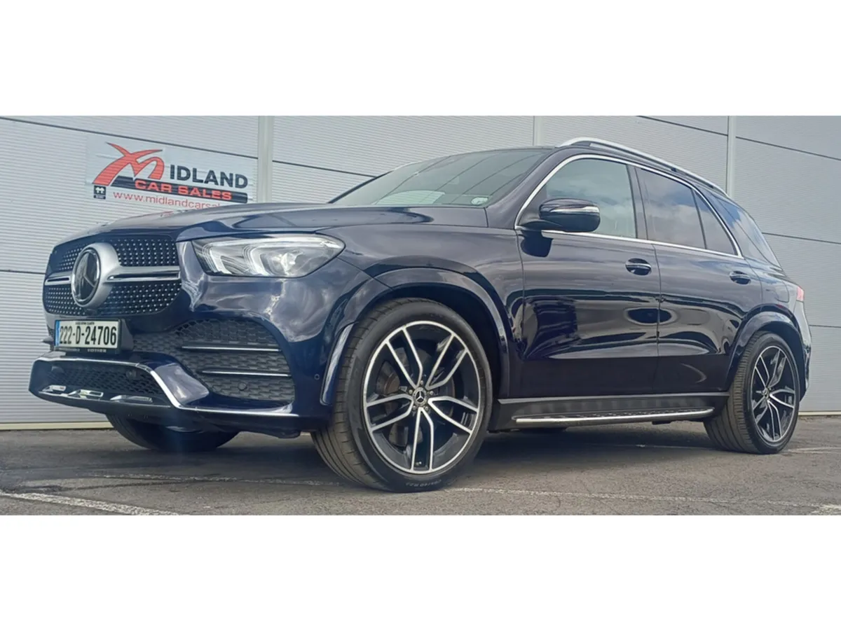 Mercedes-Benz GLE Estate, Diesel Plug-in Hybrid, 2022, Blue