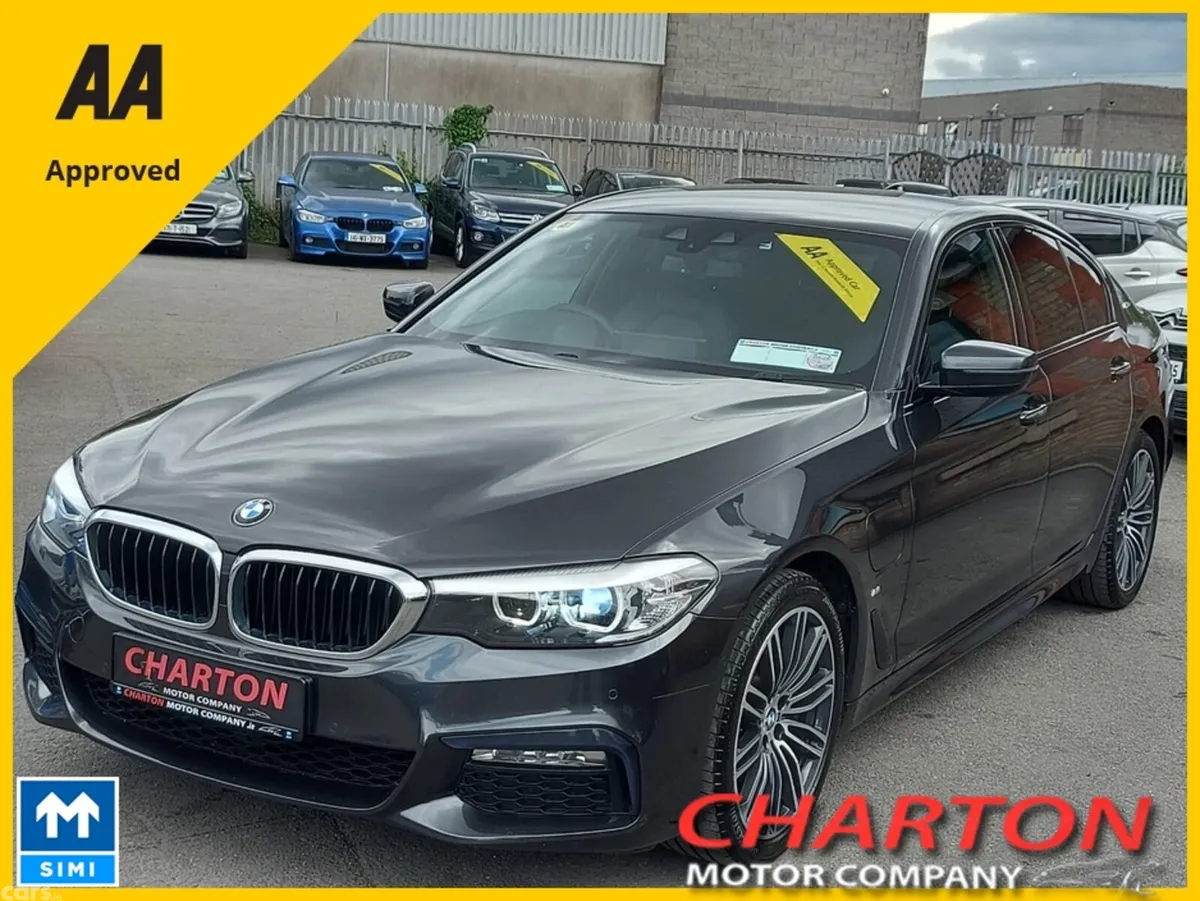 BMW 5-Series Saloon, Petrol Plug-in Hybrid, 2018, Grey