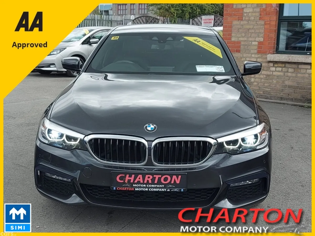 BMW 5-Series Saloon, Petrol Plug-in Hybrid, 2018, Grey