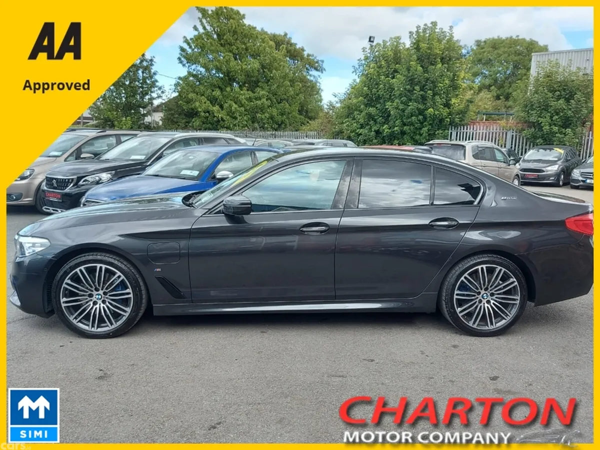 BMW 5-Series Saloon, Petrol Plug-in Hybrid, 2018, Grey