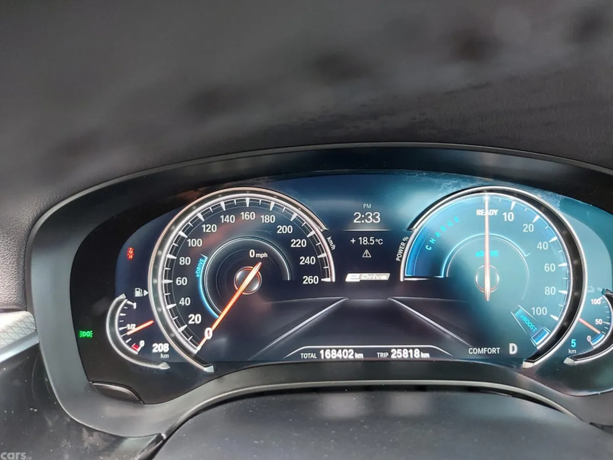 BMW 5-Series Saloon, Petrol Plug-in Hybrid, 2018, Grey