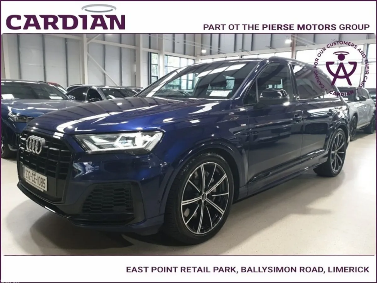 Audi Q7 SUV, Petrol Plug-in Hybrid, 2023, Blue