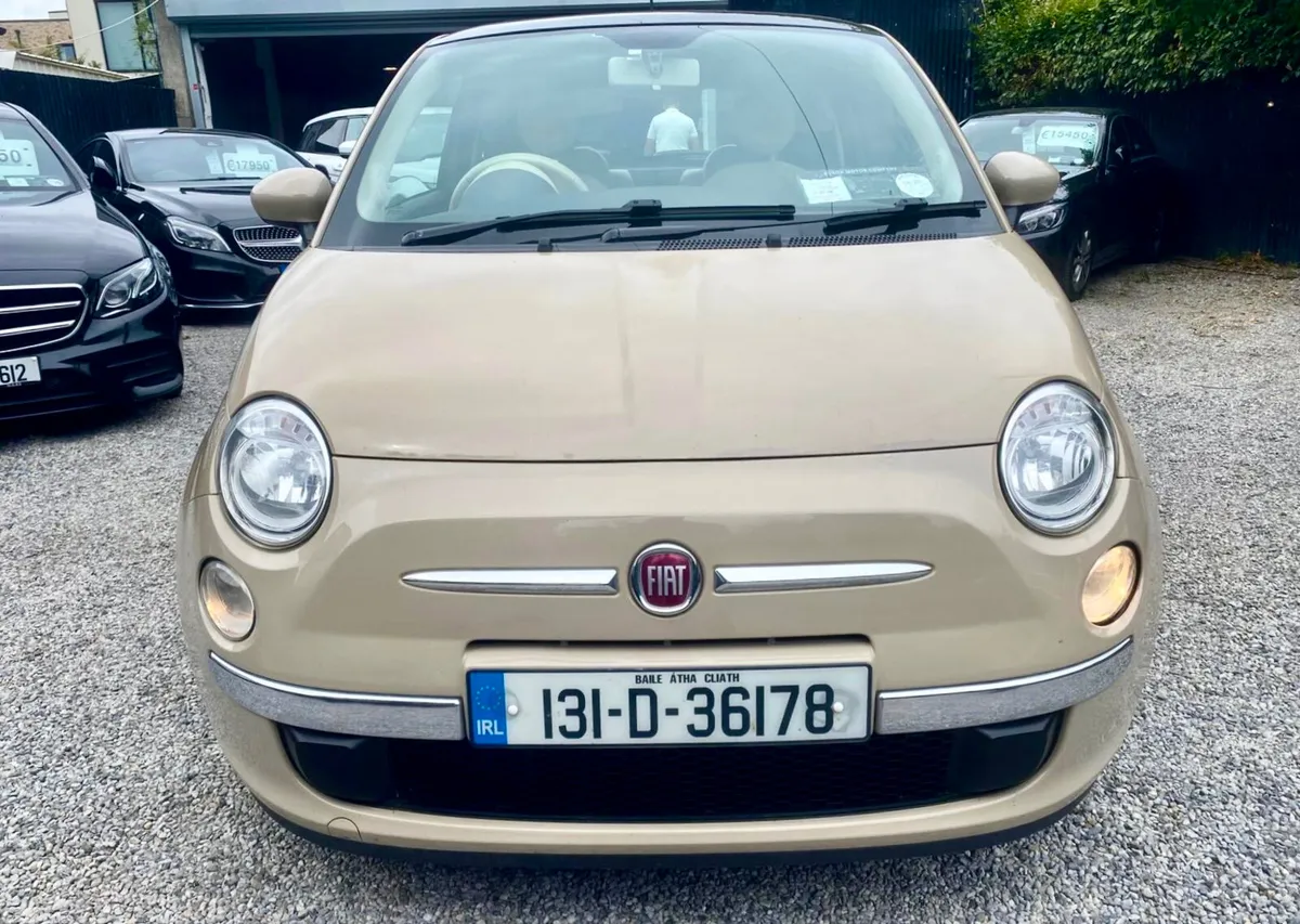 Fiat 500 Hatchback, Petrol, 2013, Beige