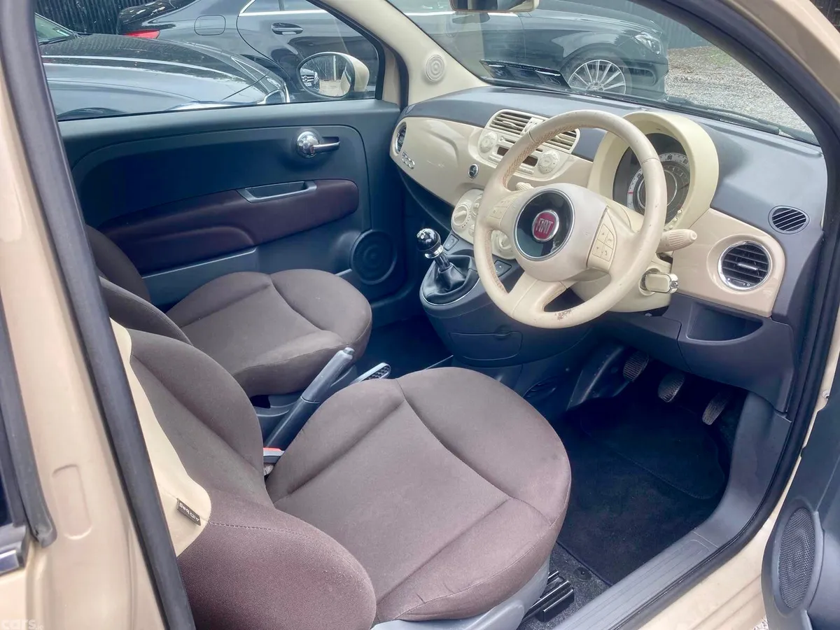 Fiat 500 Hatchback, Petrol, 2013, Beige