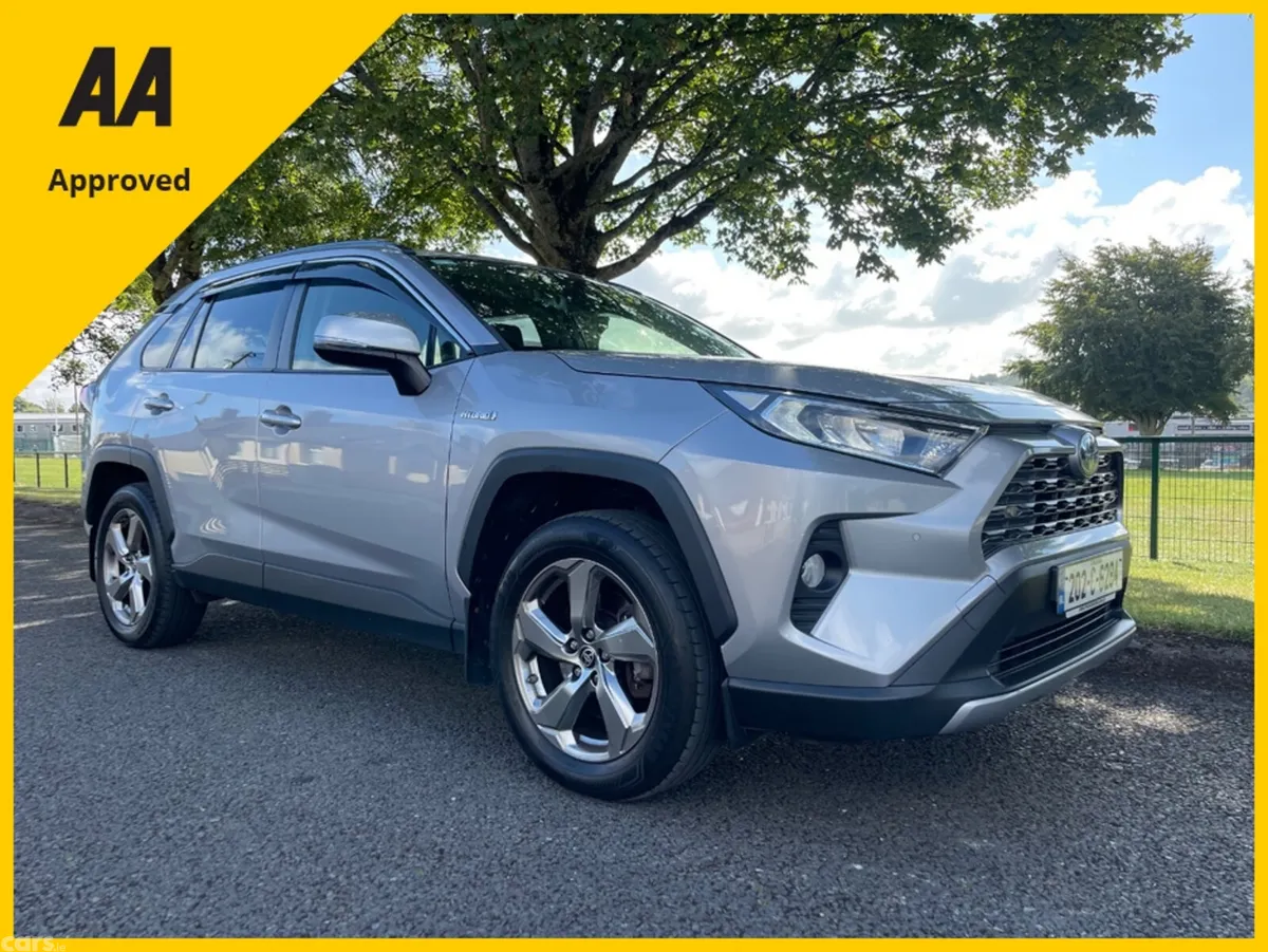 Toyota RAV4 Estate, Petrol Hybrid, 2020, Silver