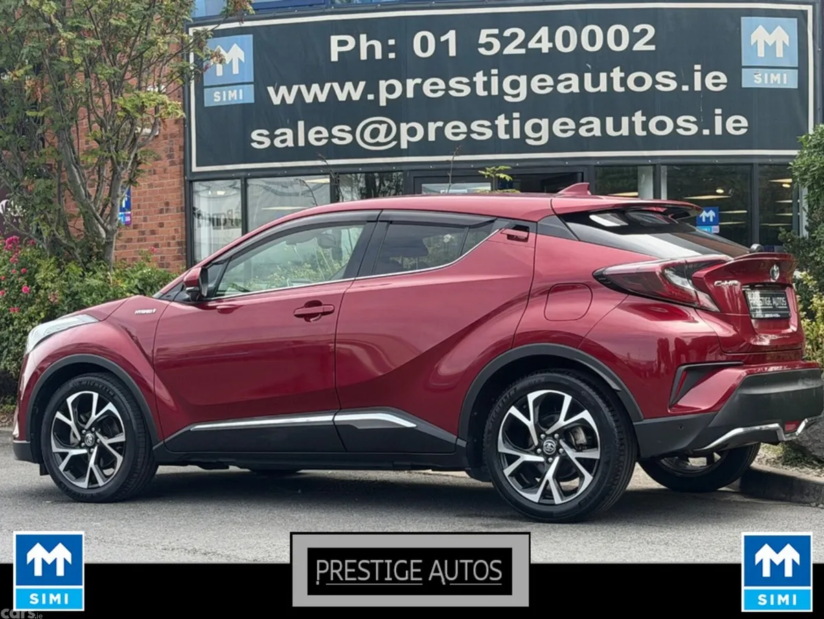 Toyota C-HR Hatchback, Petrol Hybrid, 2017, Red