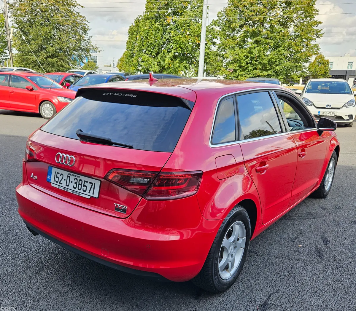Audi A3 Hatchback, Petrol, 2015, Red