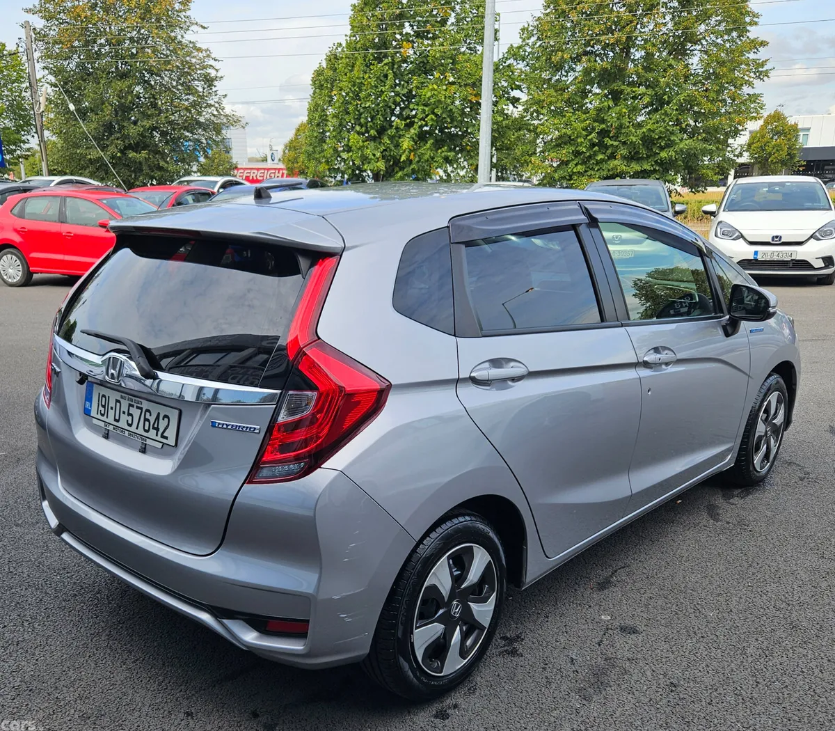 Honda Fit Hatchback, Petrol Hybrid, 2019, Silver