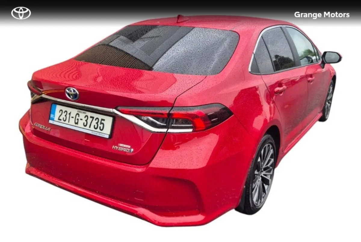 Toyota Corolla Saloon, Petrol Hybrid, 2023, Red