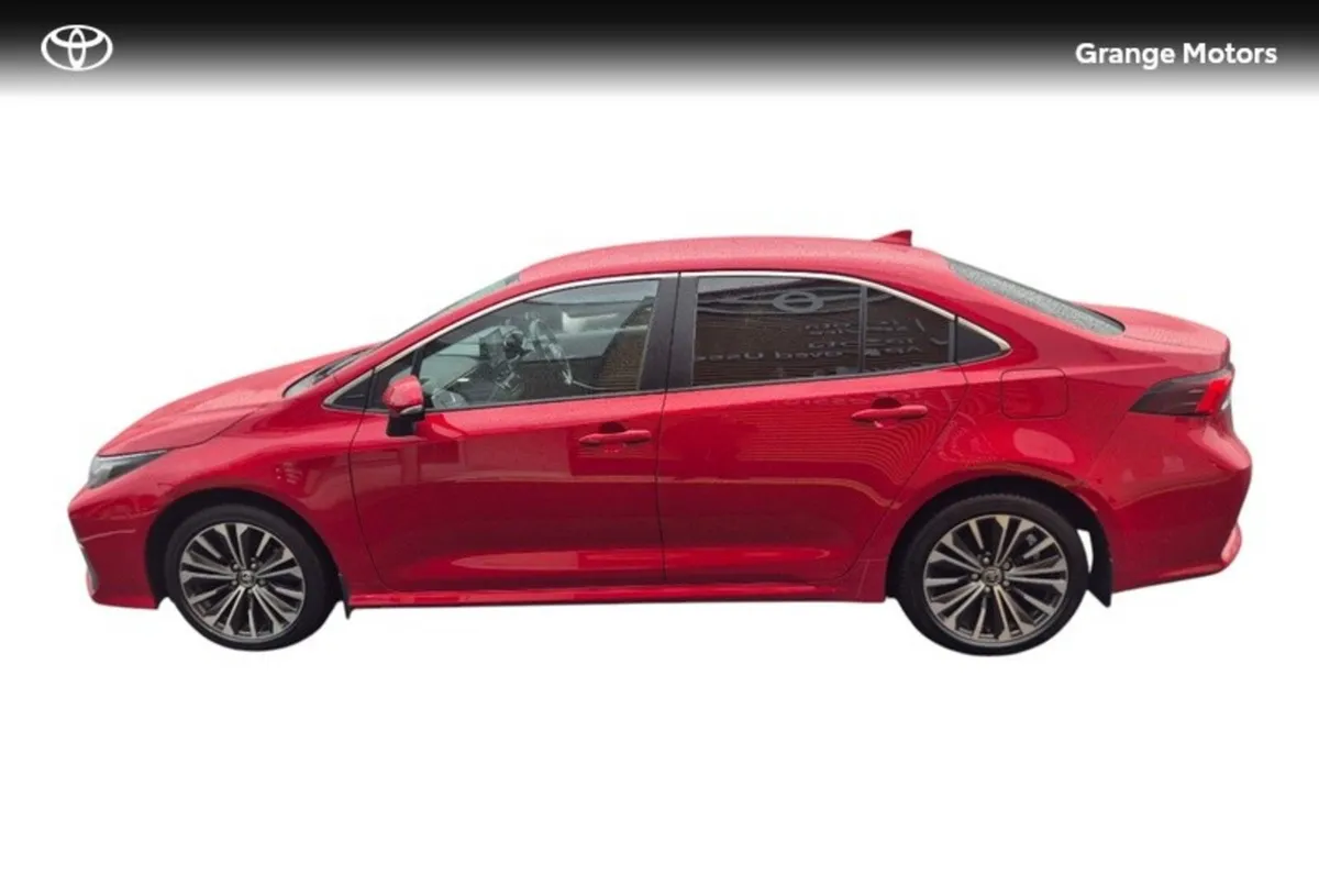 Toyota Corolla Saloon, Petrol Hybrid, 2023, Red