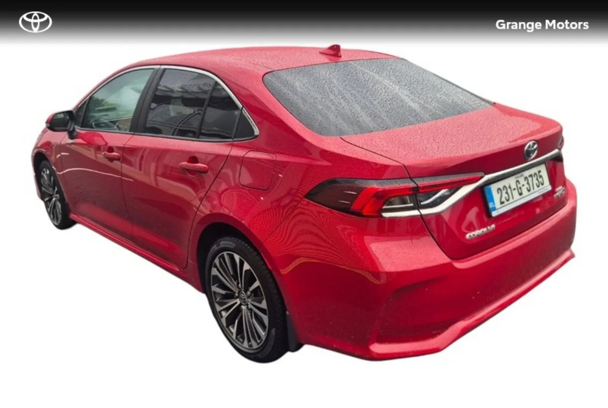 Toyota Corolla Saloon, Petrol Hybrid, 2023, Red