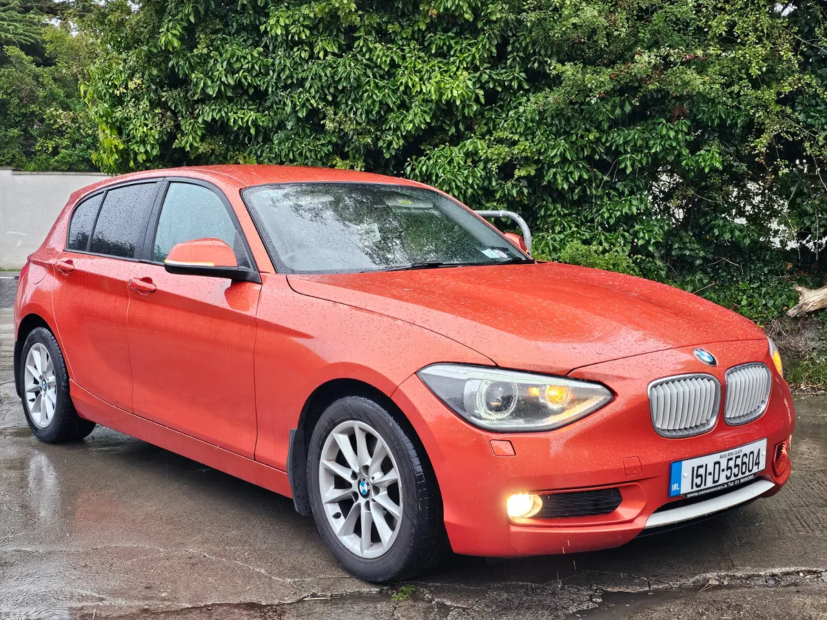 BMW 1-Series Hatchback, Petrol, 2015, Orange