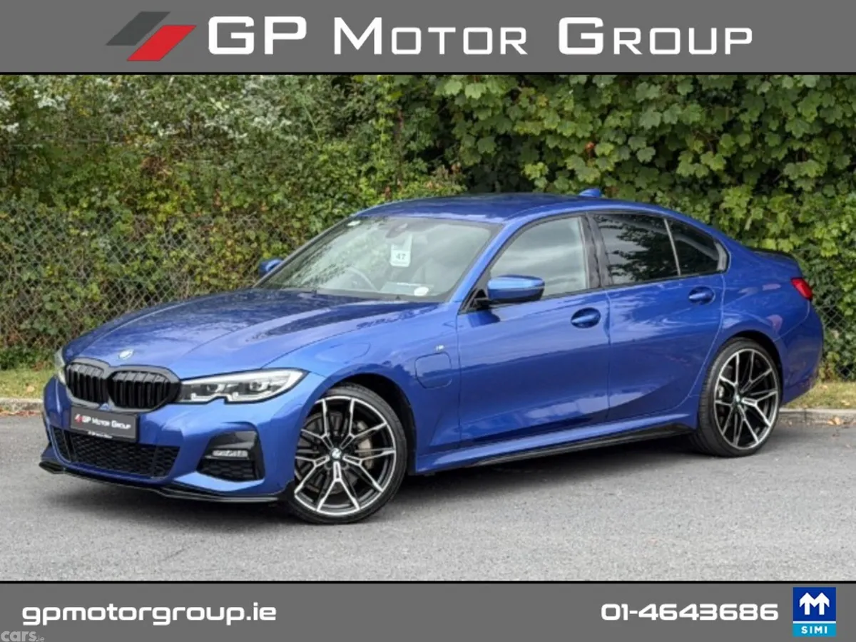 BMW 3-Series Saloon, Petrol Plug-in Hybrid, 2019, Blue