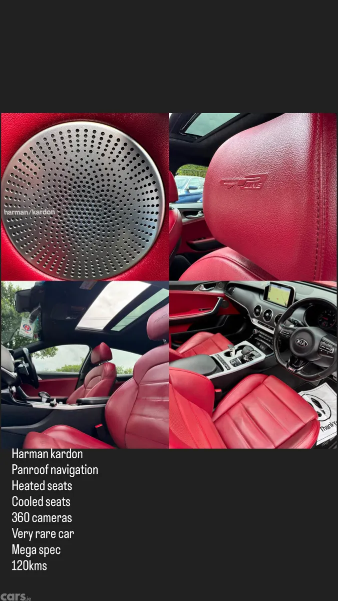 Kia Stinger Hatchback, Diesel, 2019, Red