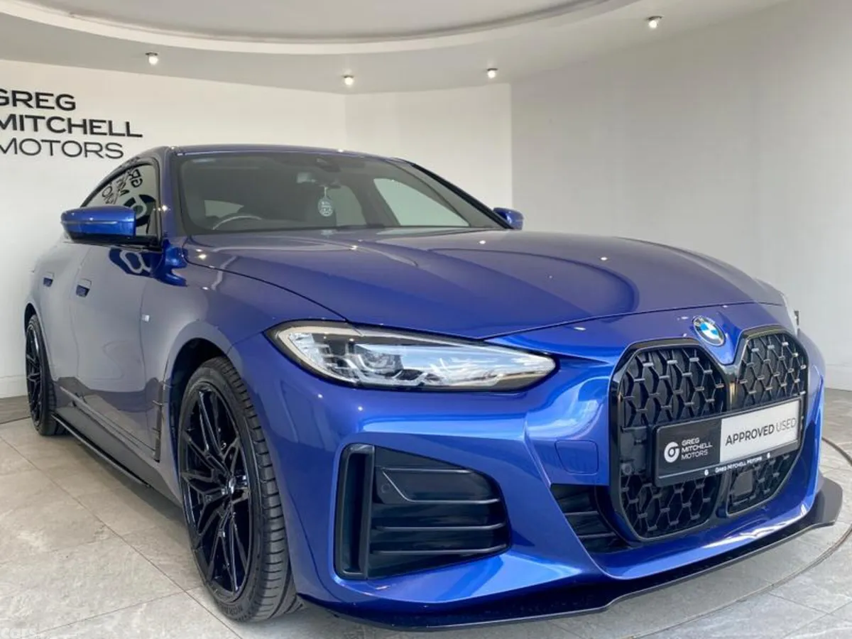 BMW 4-Series Hatchback, Diesel Hybrid, 2023, Blue