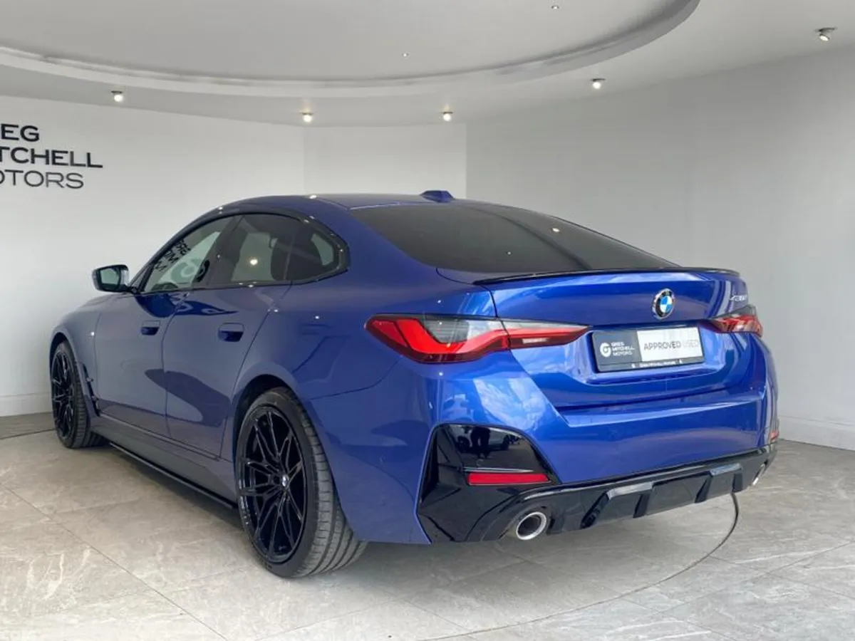 BMW 4-Series Hatchback, Diesel Hybrid, 2023, Blue