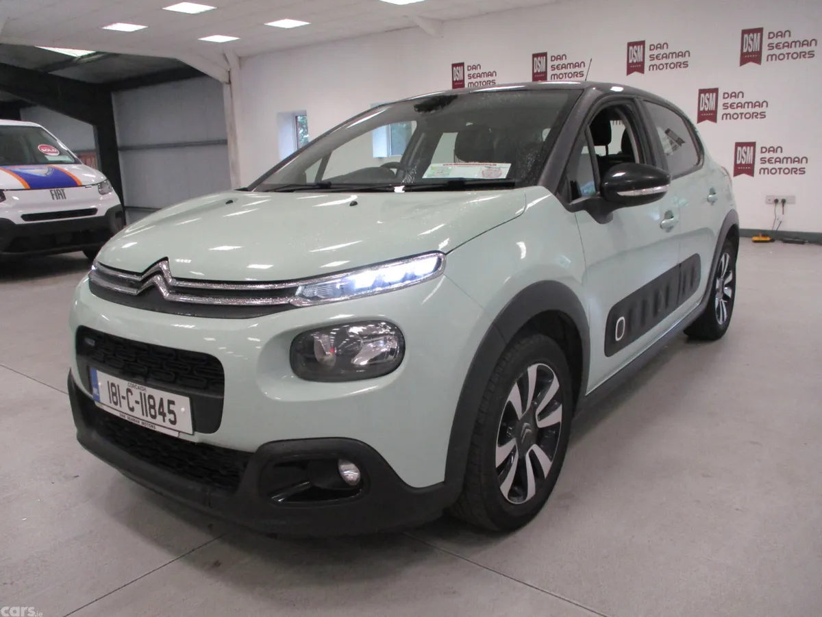 Citroen C3 Hatchback, Petrol, 2018, Green
