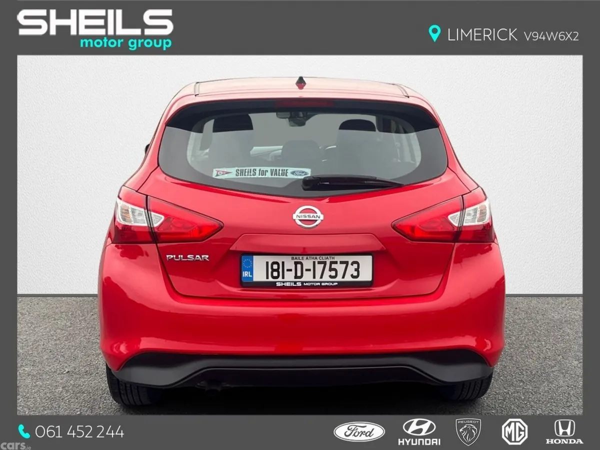 Nissan Pulsar Hatchback, Diesel, 2018, Red