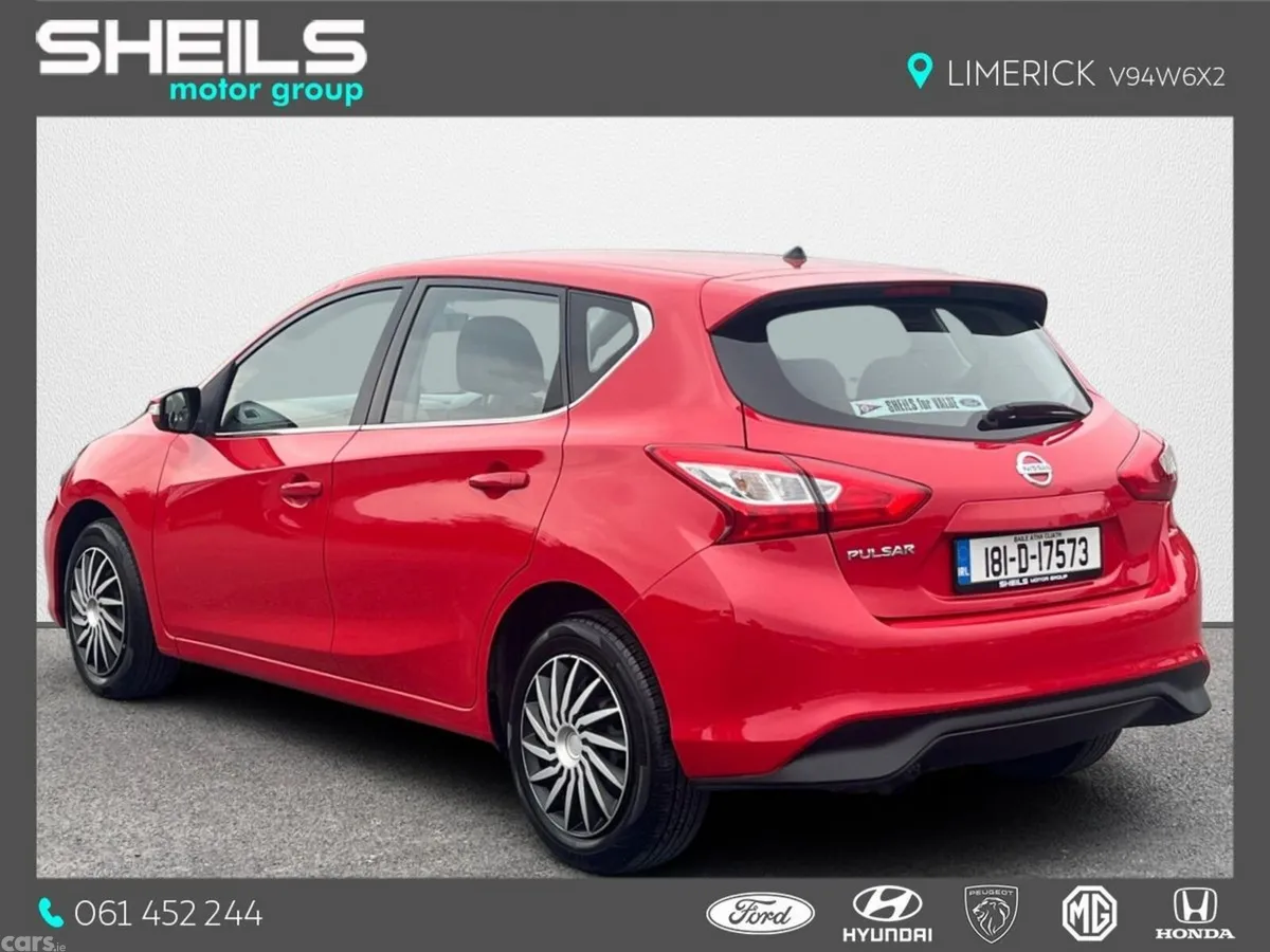 Nissan Pulsar Hatchback, Diesel, 2018, Red