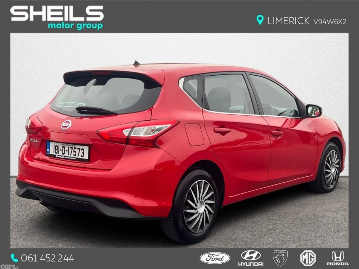 Nissan Pulsar Hatchback, Diesel, 2018, Red