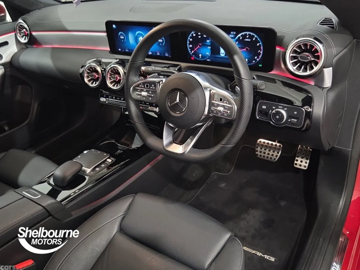 Mercedes-Benz CLA Coupe, Petrol, 2021, Red
