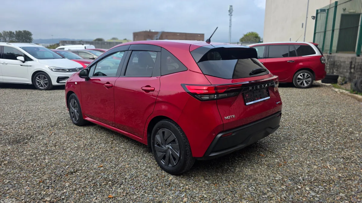 Nissan Note Hatchback, Petrol Hybrid, 2022, Red