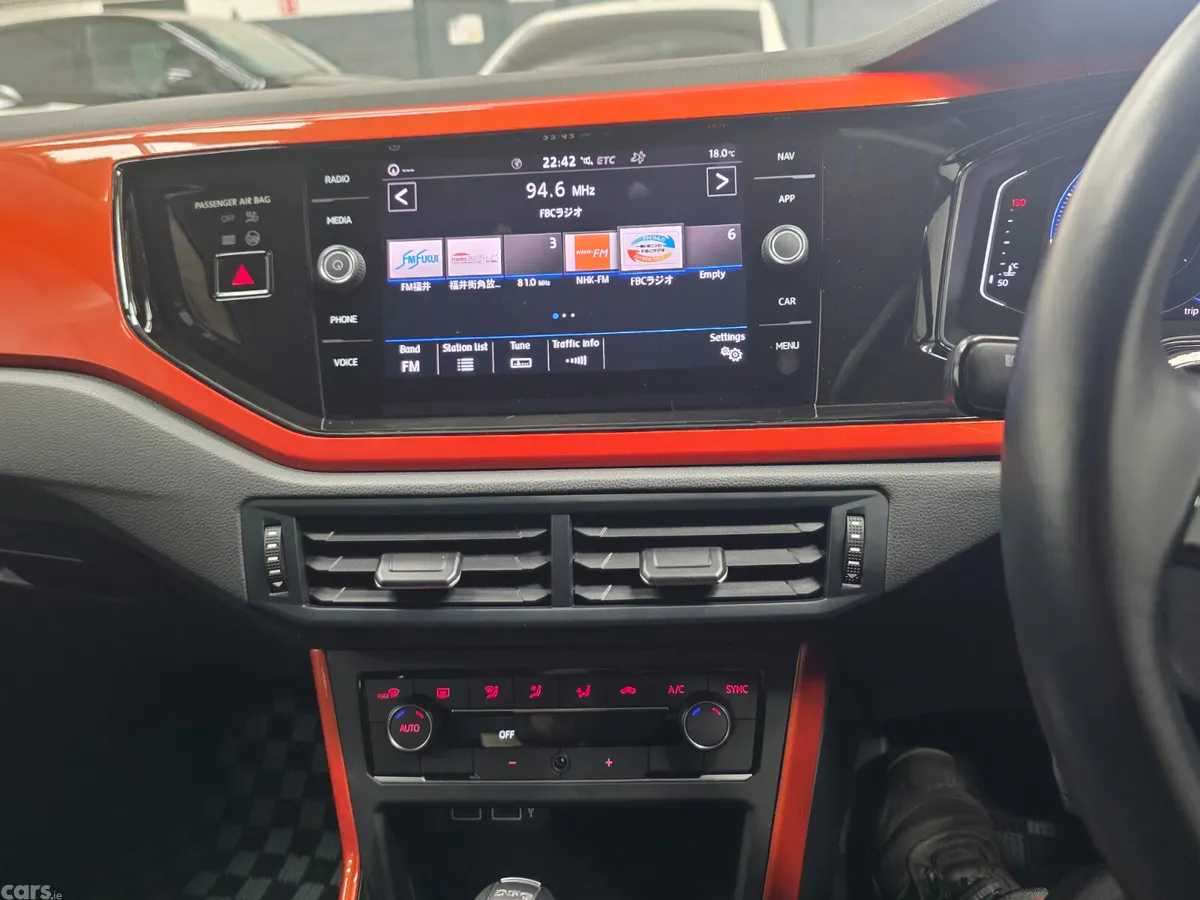 Volkswagen Polo Hatchback, Petrol, 2019, Orange