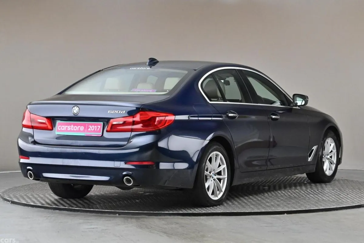 BMW 5-Series Saloon, Diesel, 2017, Blue