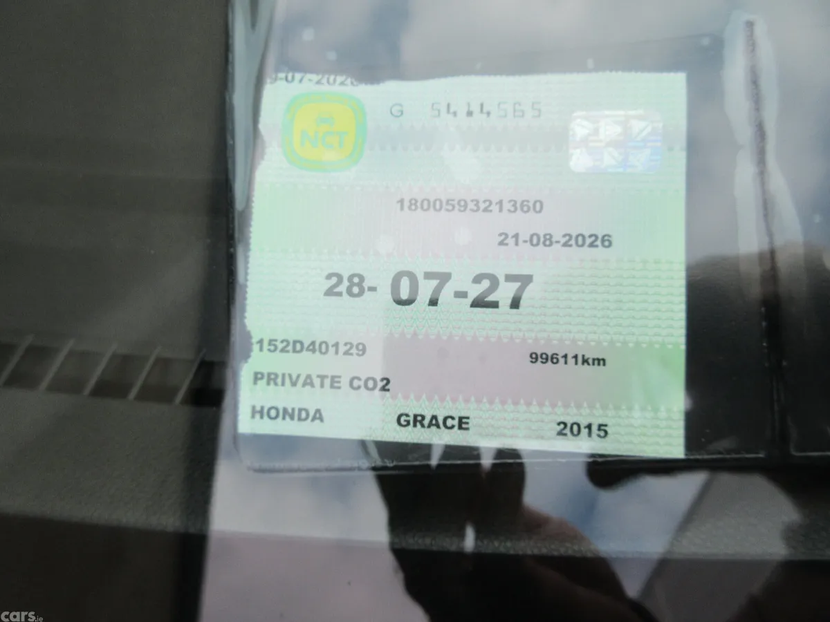 Honda Grace Saloon, Petrol Hybrid, 2015, Black