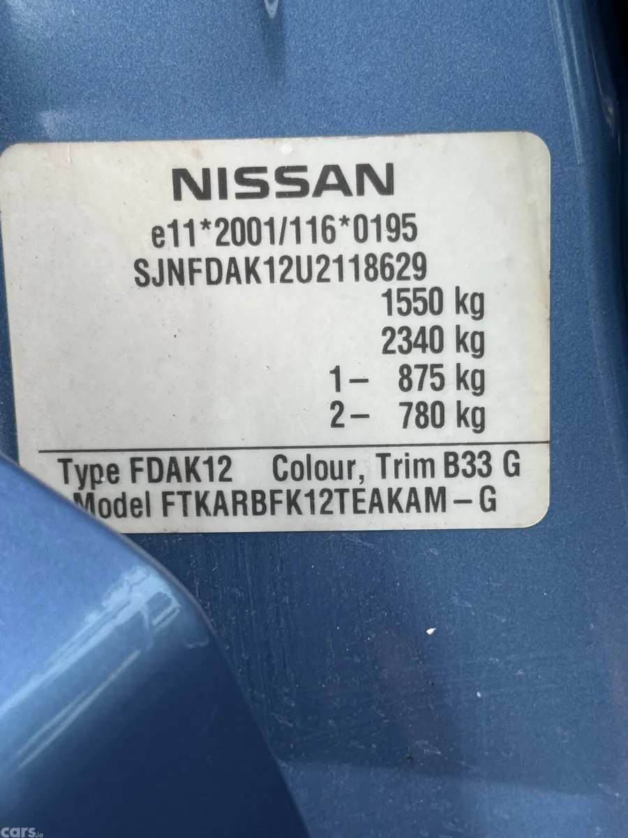 Nissan Micra Hatchback, Diesel, 2006, Blue