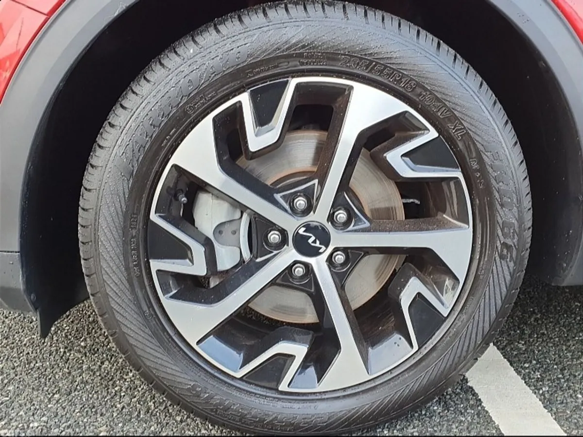 Kia Sportage SUV, Diesel Hybrid, 2024, Red