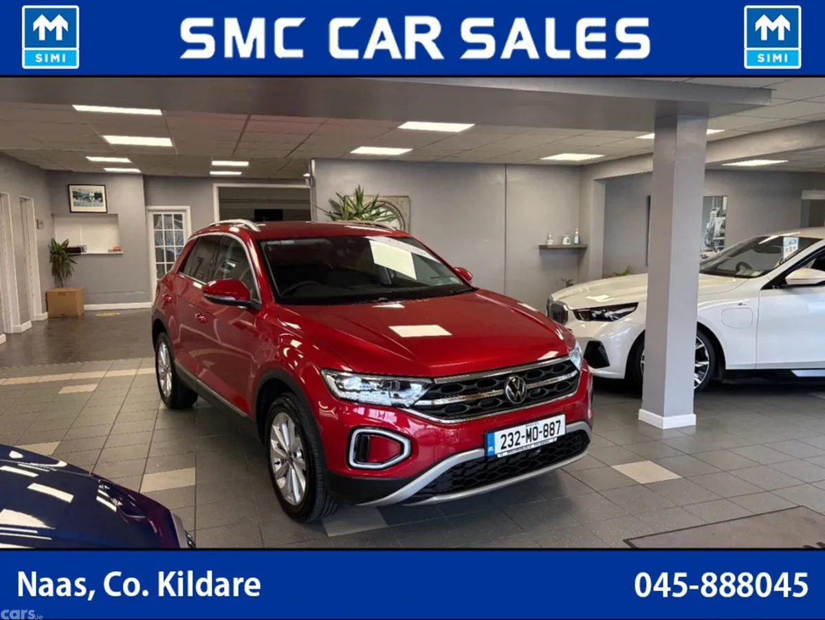 Volkswagen T-Roc SUV, Petrol, 2023, Red
