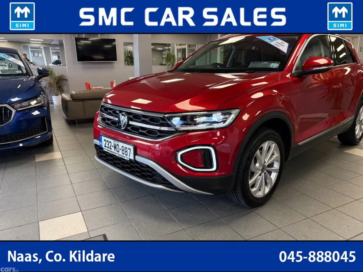 Volkswagen T-Roc SUV, Petrol, 2023, Red