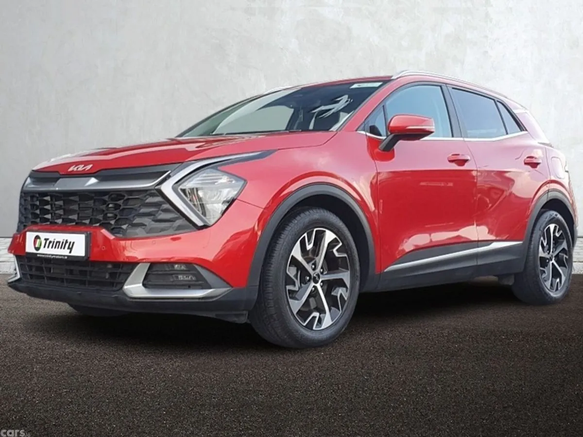 Kia Sportage SUV, Diesel Hybrid, 2024, Red