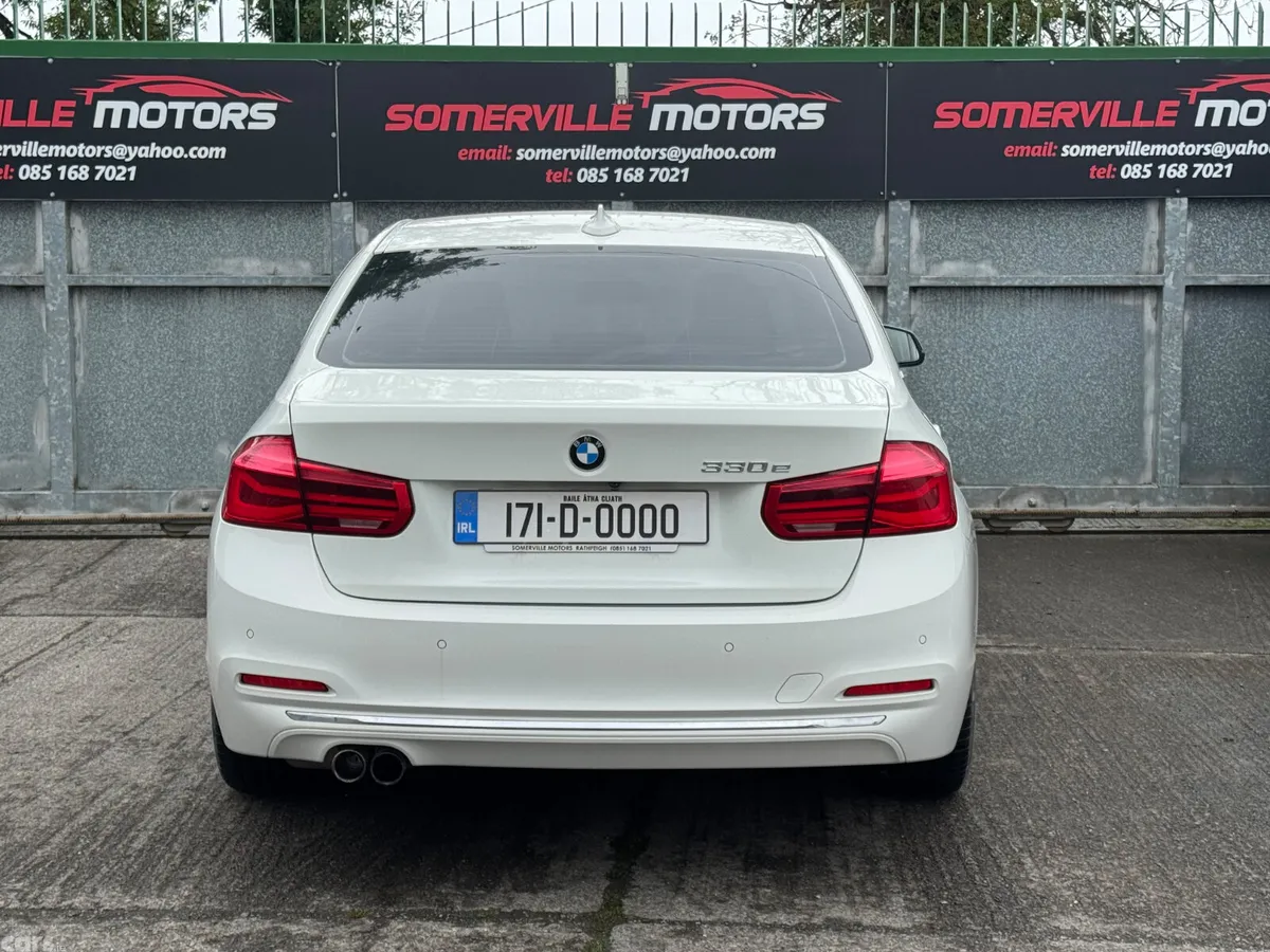 BMW 3-Series Saloon, Petrol Plug-in Hybrid, 2017, White
