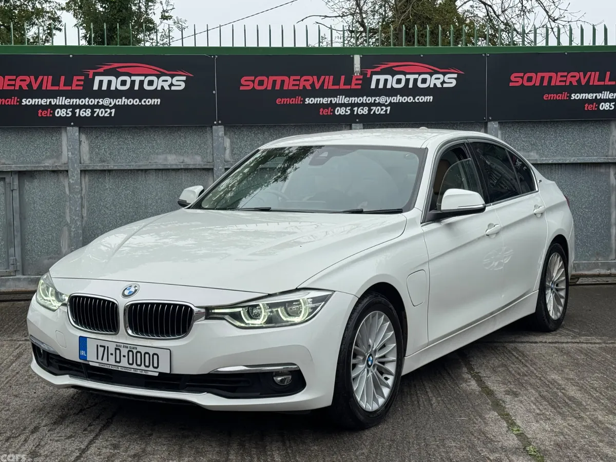BMW 3-Series Saloon, Petrol Plug-in Hybrid, 2017, White