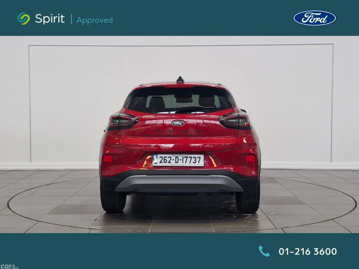 Ford Puma Hatchback, Petrol Hybrid, 2026, Red
