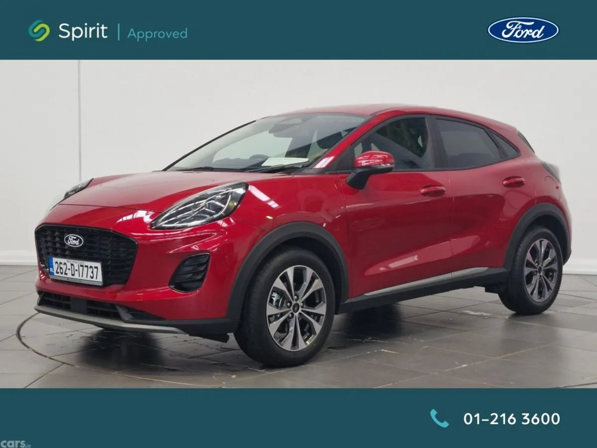 Ford Puma Hatchback, Petrol Hybrid, 2026, Red